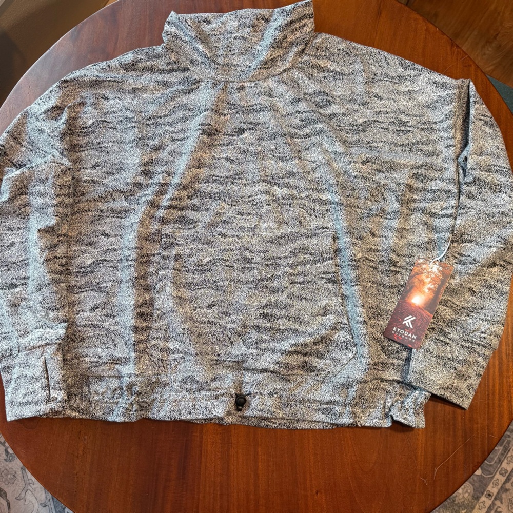 Kyodan Outdoor mock neck pullover athletic XL NWT
